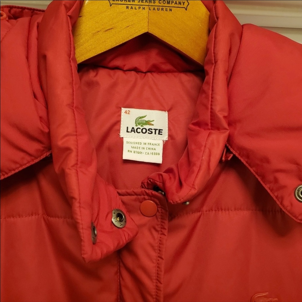 Lacoste Vest fits like regular M